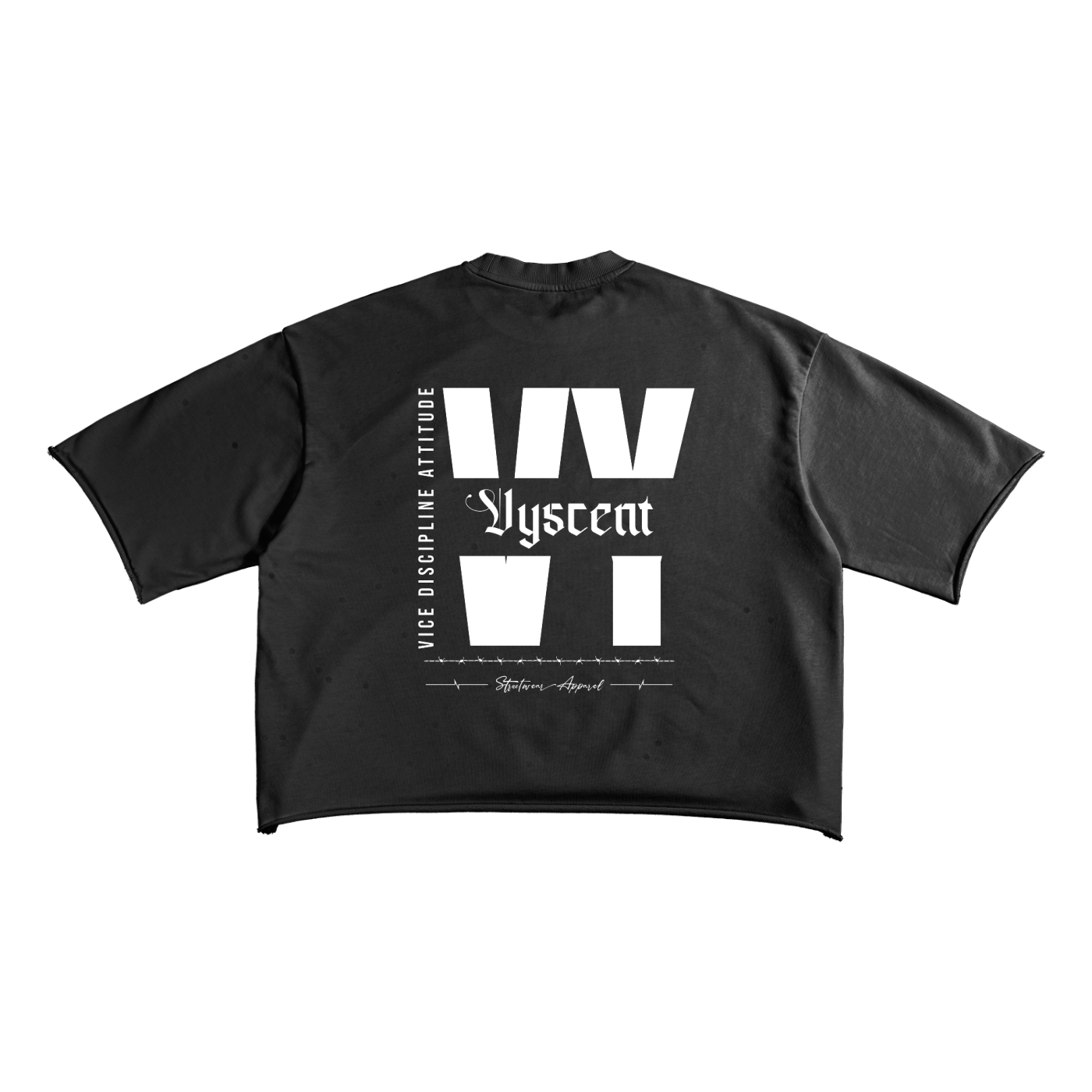 VY Raw Edge Crop Tee
