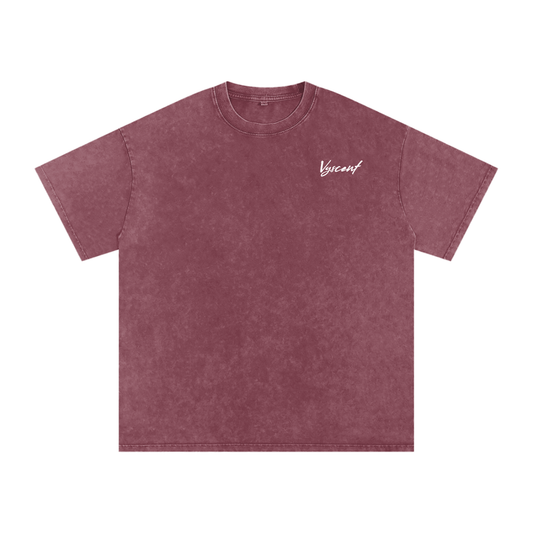 Acid Wash Vyscent Oversized Casual Tee