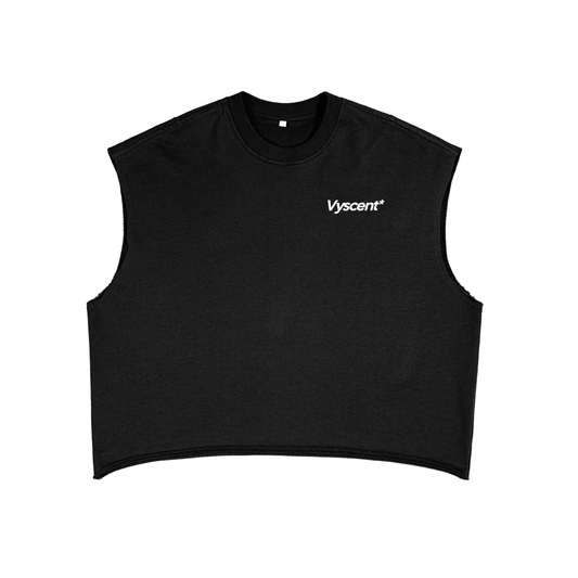Men’s French Terry Boxy Tank Top – Cotton Streetwear Essential
