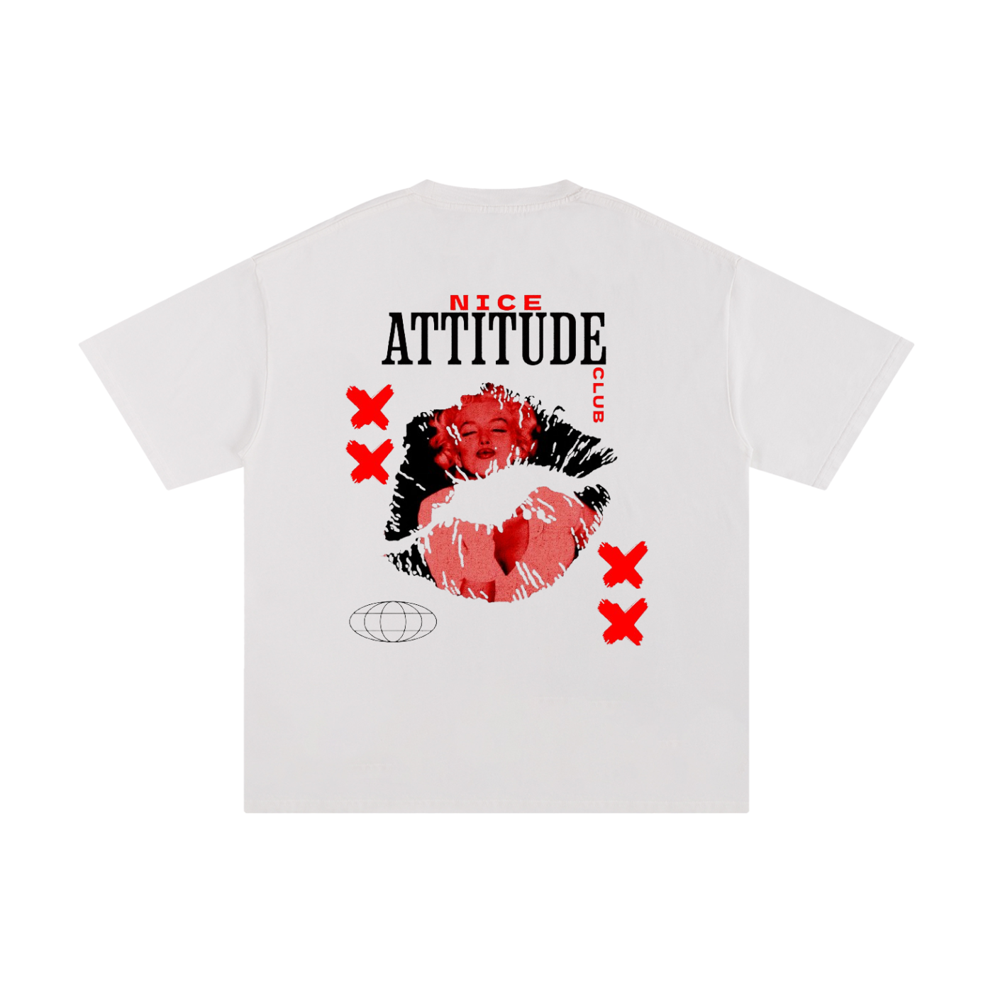 Marilyn Monroe Oversized T-Shirt – Nice Attitude Club Edition