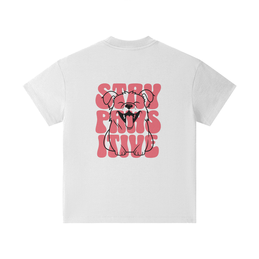 Stay Pawsitive Kids' Oversized T-shirt