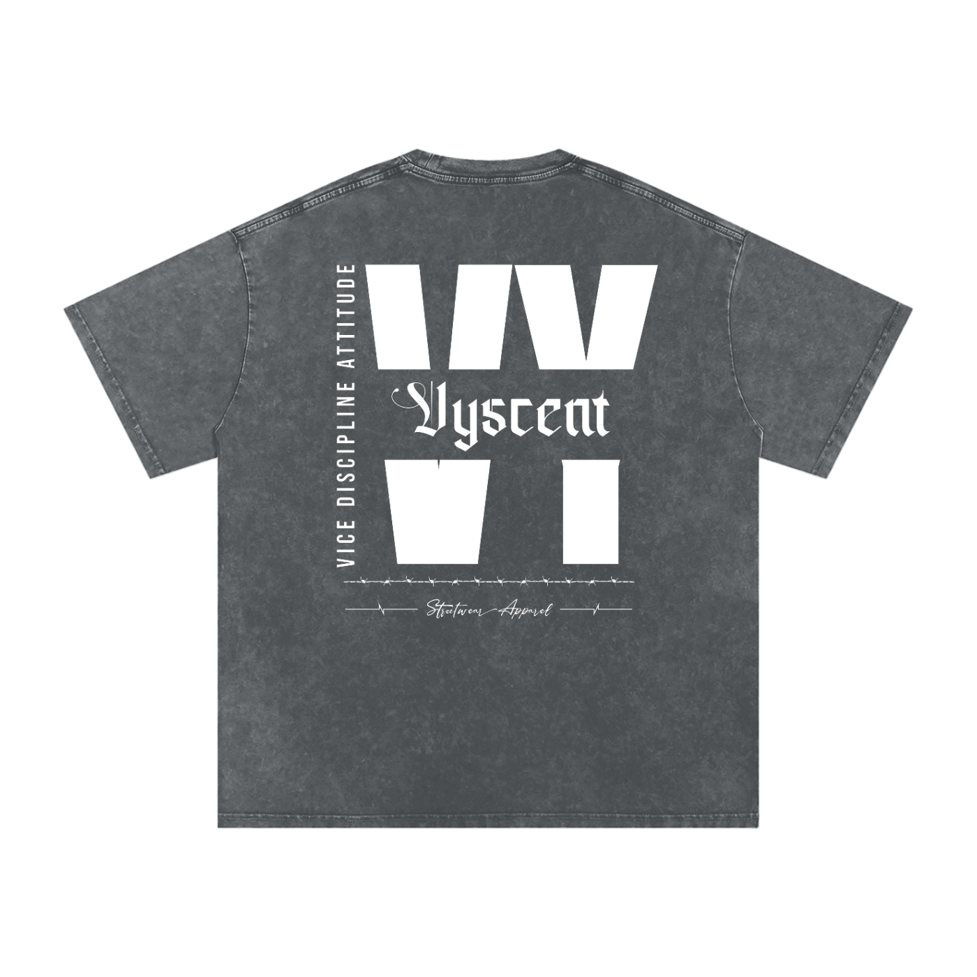 Acid Wash Oversize VY signature t-shirt