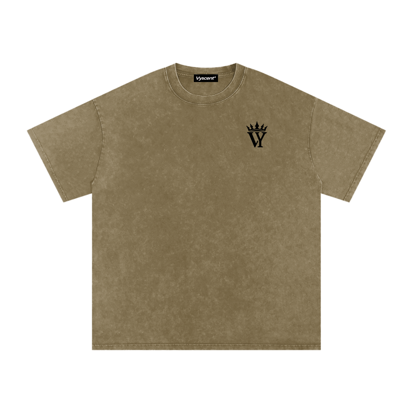 Crown Snow Washed Oversized Tee