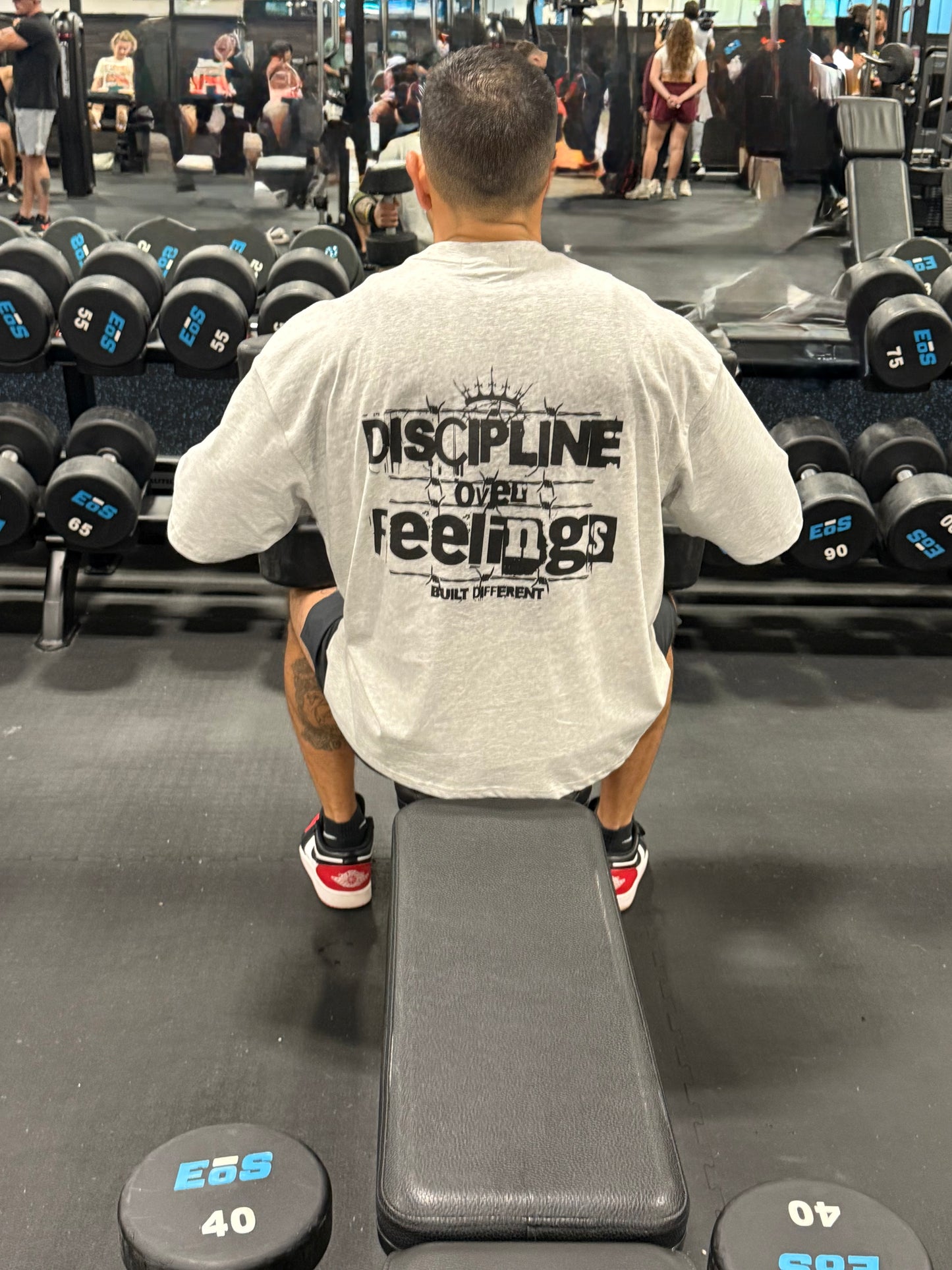 Discipline Over Feelings Boxy Tee