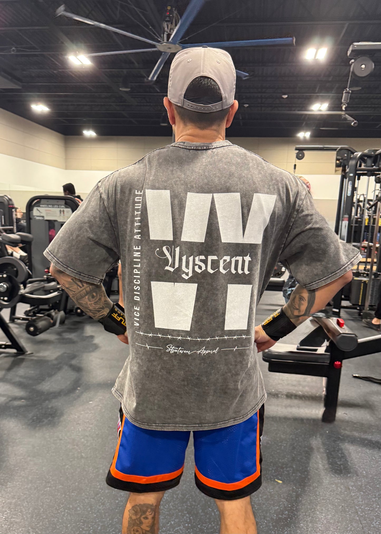 Acid Wash Oversize VY signature t-shirt