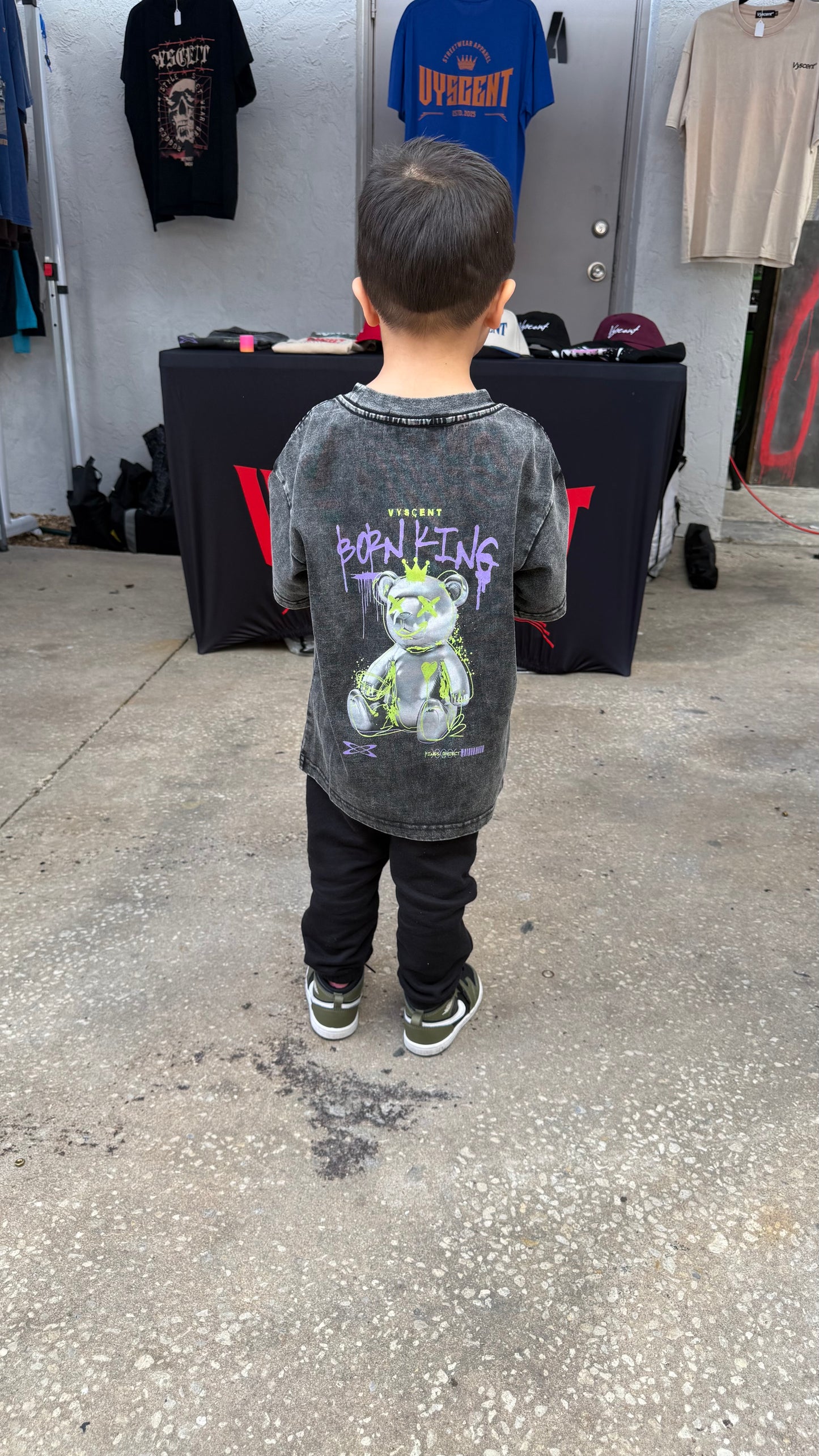 Kids "Born King" Oversized T-Shirt