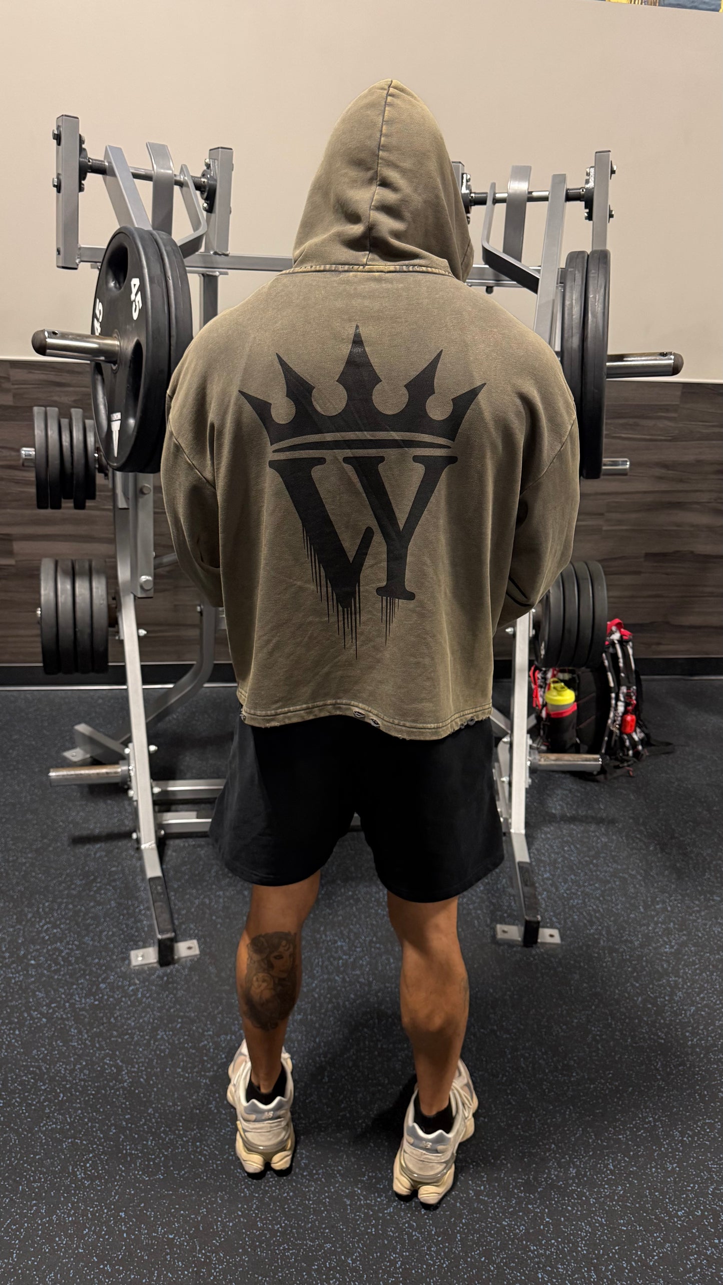 Vintage Washed Crown Hoodie