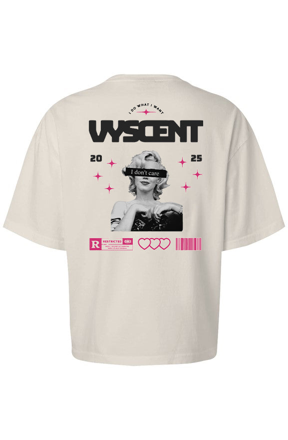 Boxy I Don't Care T-Shirt