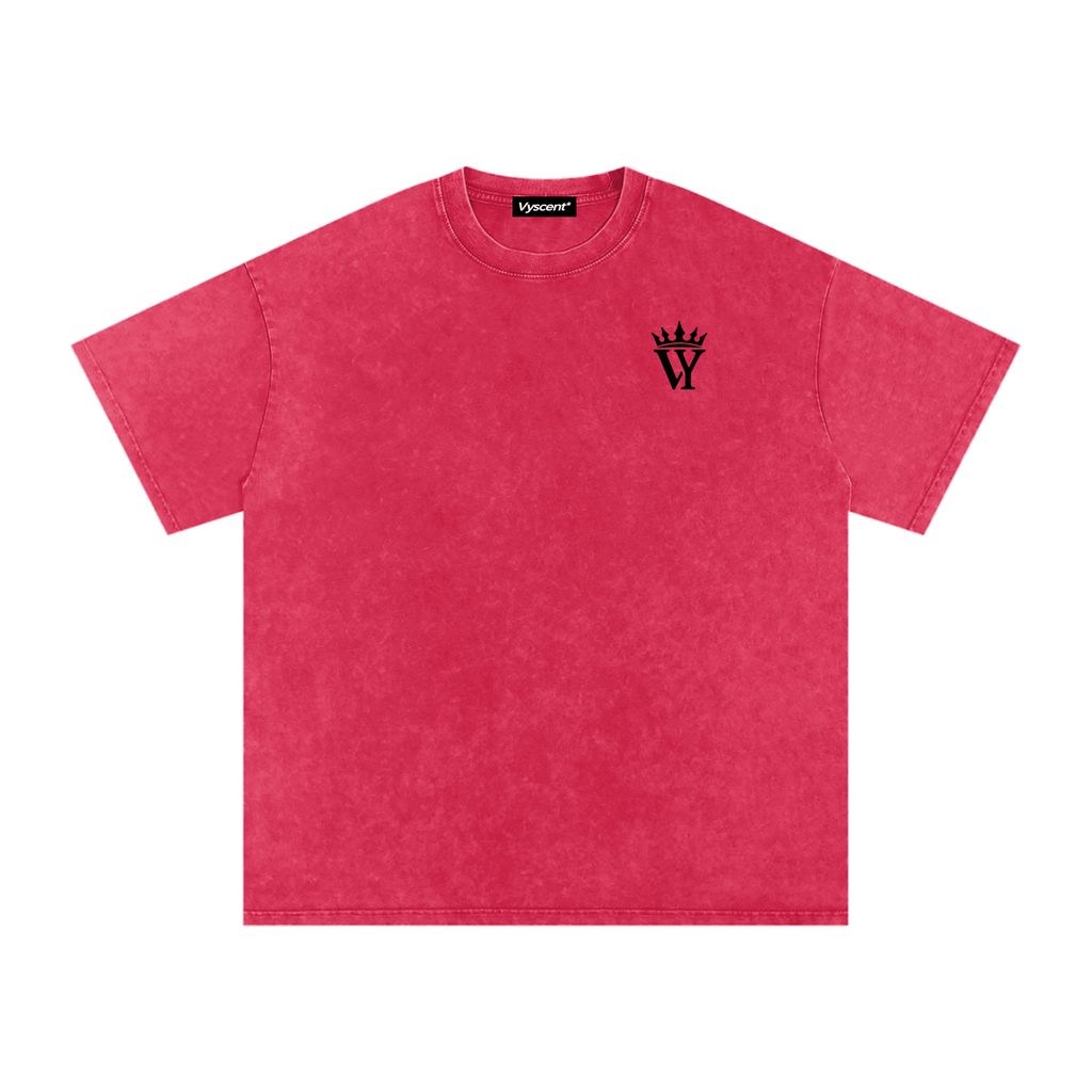 Crown Snow Washed Oversized Tee