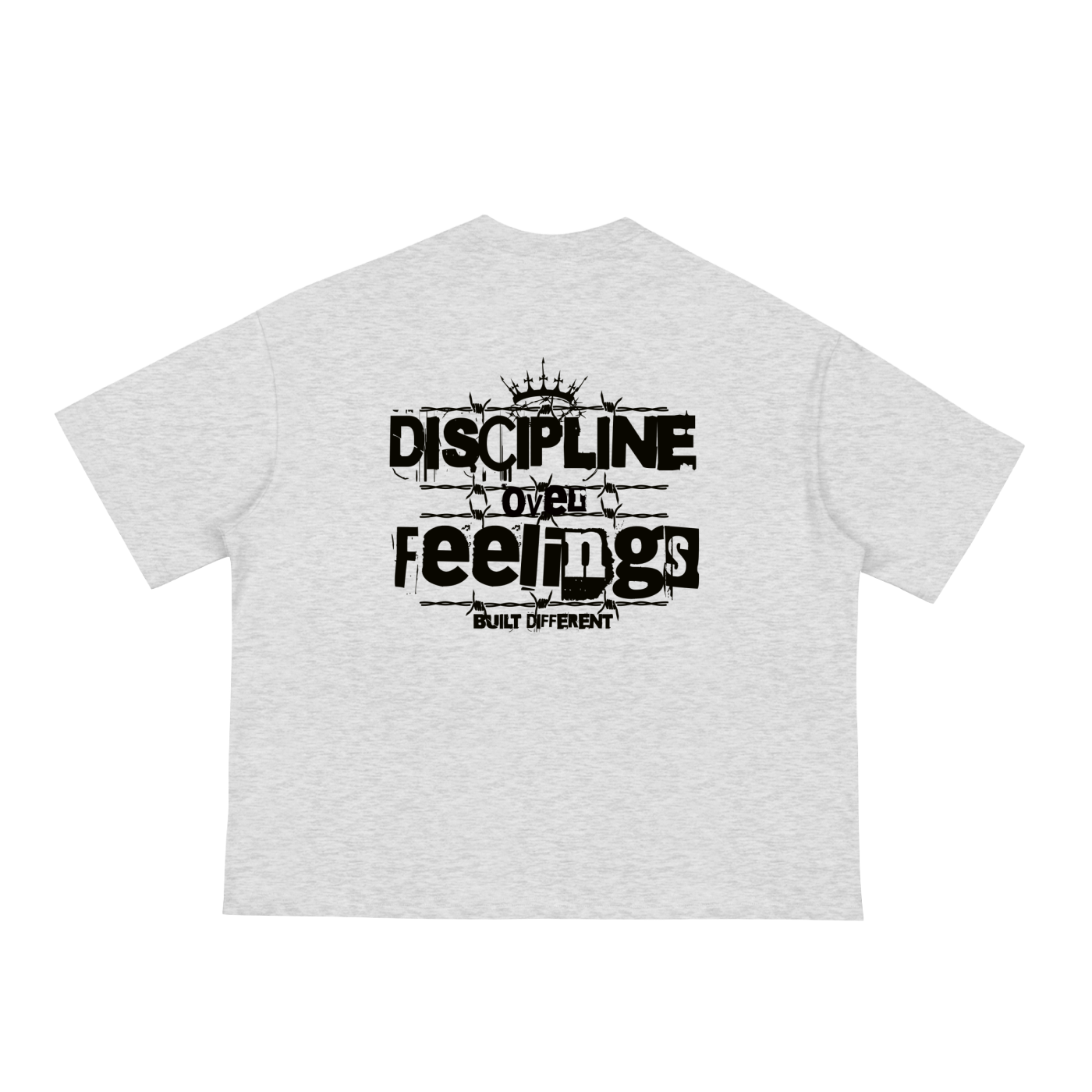 Discipline Over Feelings Boxy Tee