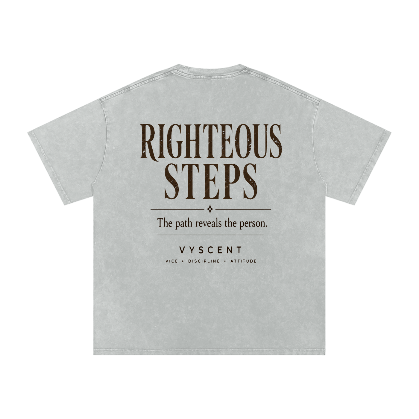 Righteous Steps Vintage Wash Oversized Tee